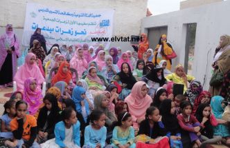 جانب من حضور حفل افتتاح المخيم